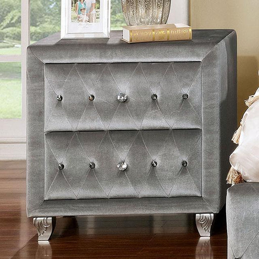 Alzir Gray Night Stand - Inland Furniture (San Bernardino, CA)