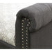 LEANNA Gray Full Daybed w/ Trundle, Gray - Inland Furniture (San Bernardino, CA)