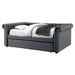 LEANNA Gray Full Daybed w/ Trundle, Gray - Inland Furniture (San Bernardino, CA)
