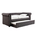 LEANNA Gray Full Daybed w/ Trundle, Gray - Inland Furniture (San Bernardino, CA)