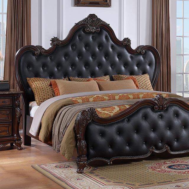 Ventresca Bed White & Chrome - Inland Furniture (San Bernardino, CA)