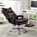PERCE Office Chair, Brown - Inland Furniture (San Bernardino, CA)