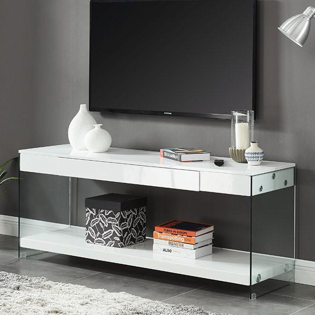 Sabugal White 70" TV Stand - Inland Furniture (San Bernardino, CA)