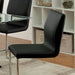 LODIA I Black/Silver Side Chair - Inland Furniture (San Bernardino, CA)