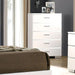 Malte White Chest - Inland Furniture (San Bernardino, CA)