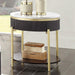KOBLENZ End Table, Dark Walnut - Inland Furniture (San Bernardino, CA)