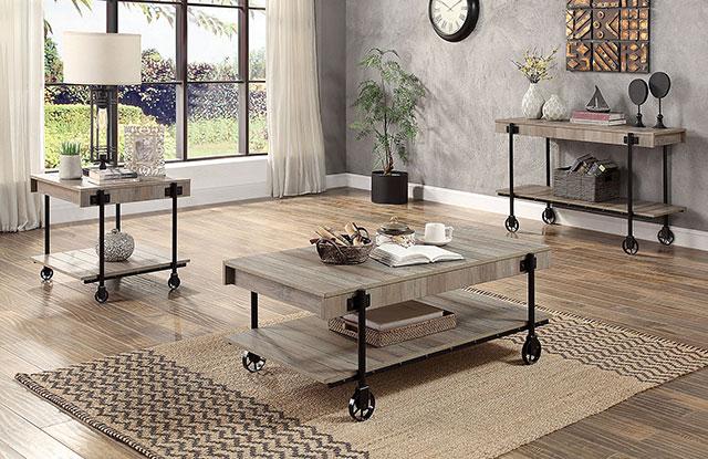 LOBB End Table, Natural Tone - Inland Furniture (San Bernardino, CA)