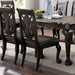 Petersburg Dark Gray Side Chair (2/CTN) - Inland Furniture (San Bernardino, CA)