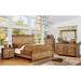 PIONEER Weathered Elm Cal.King, E.KIng, & Queen Bed - Inland Furniture (San Bernardino, CA)