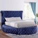 SANSOM E.King & Queen Bed, Black, Blue, & Grey - Inland Furniture (San Bernardino, CA)