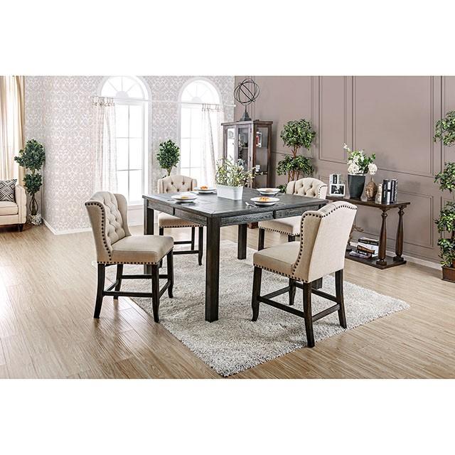 SANIA Counter Ht. Wingback Chair (2/CTN) - Inland Furniture (San Bernardino, CA)