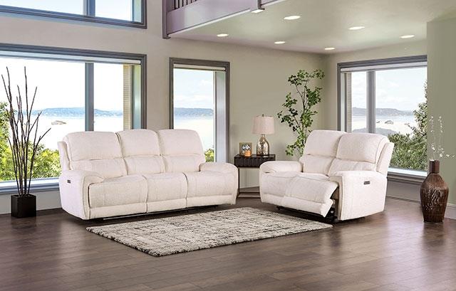 MORCOTE Power Recliner, Beige - Inland Furniture (San Bernardino, CA)