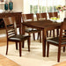 HILLSVIEW I Brown Cherry 78" Dining Table w/ 18" Leaf - Inland Furniture (San Bernardino, CA)