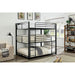 Olga I Antique Black Full/Full Bunk Bed - Inland Furniture (San Bernardino, CA)