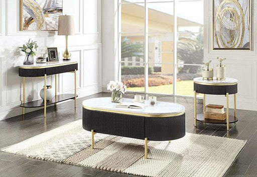 KOBLENZ Sofa Table, Dark Walnut - Inland Furniture (San Bernardino, CA)