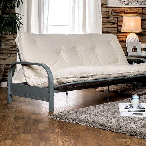KNOX White 8" White Futon Mattress - Inland Furniture (San Bernardino, CA)