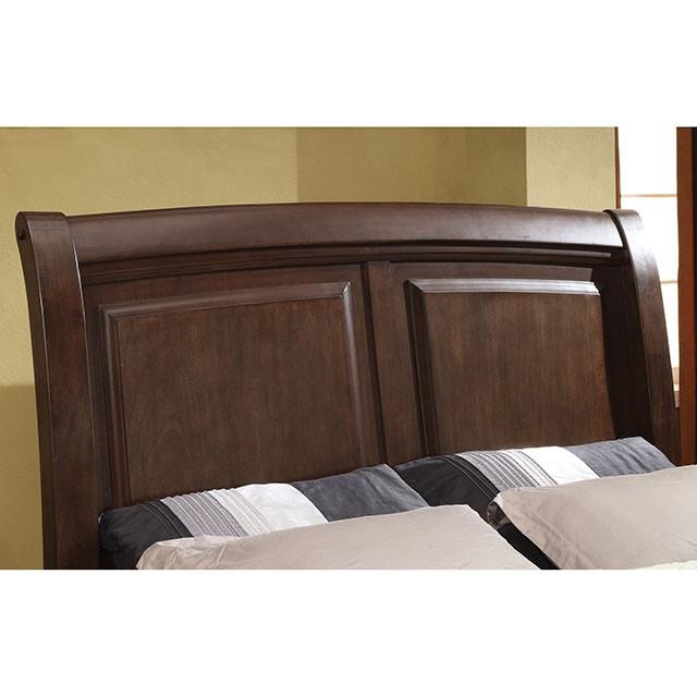 Litchville Brown Cherry Cal.King, E.King, & Queen Bed - Inland Furniture (San Bernardino, CA)