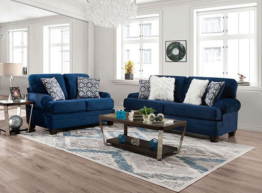 WALDSTONE Sofa, Navy - Inland Furniture (San Bernardino, CA)