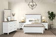 Bed Pinetop Blue & White - Inland Furniture (San Bernardino, CA)