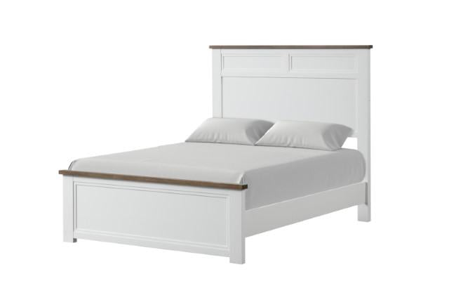 Bed Pinetop Blue & White - Inland Furniture (San Bernardino, CA)