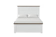 Bed Pinetop Blue & White - Inland Furniture (San Bernardino, CA)