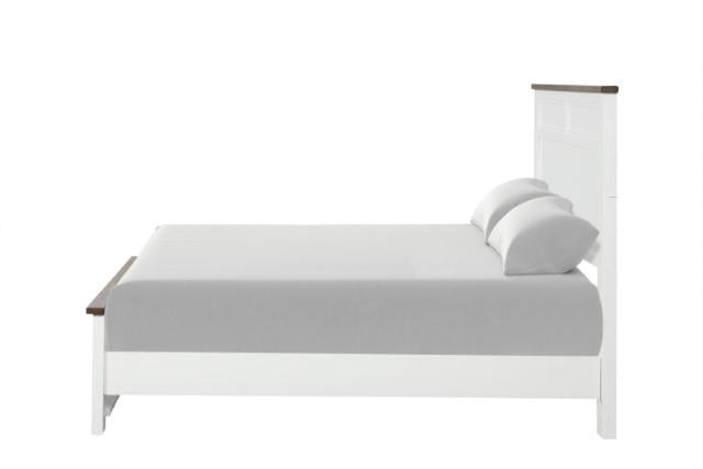 Bed Pinetop Blue & White - Inland Furniture (San Bernardino, CA)