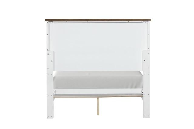 Bed Pinetop Blue & White - Inland Furniture (San Bernardino, CA)