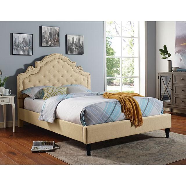 Aubree Cal.King & E.King Bed - Inland Furniture (San Bernardino, CA)