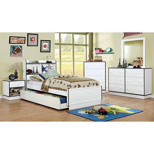 Bobbi Night Stand Blue - Inland Furniture (San Bernardino, CA)