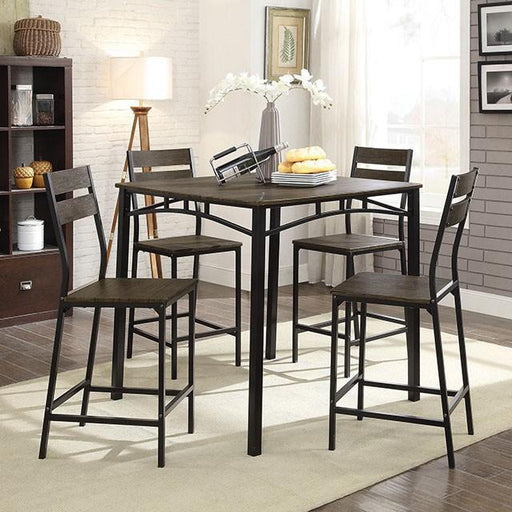 Westport 5 Pc. Counter Ht. Table Set - Inland Furniture (San Bernardino, CA)