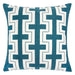Kari Teal 20" X 20" Pillow, Turquoise - Inland Furniture (San Bernardino, CA)