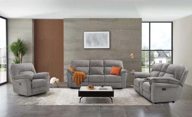 JOSIAS Loveseat, Light Gray Fabric - Inland Furniture (San Bernardino, CA)