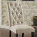 Mashall Beige/Antique Black Side Chair, Ivory (2/CTN) - Inland Furniture (San Bernardino, CA)