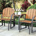 PERSE Dark Gray/Oak Rocking Chair - Inland Furniture (San Bernardino, CA)