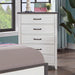 PRIAM Chest, White/Gray - Inland Furniture (San Bernardino, CA)