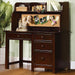 Omnus Dark Walnut Desk - Inland Furniture (San Bernardino, CA)