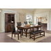 MEAGAN I Brown Cherry Dining Table - Inland Furniture (San Bernardino, CA)