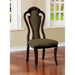 Rosalina Walnut/Beige Side Chair (2/CTN) - Inland Furniture (San Bernardino, CA)