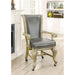 MELINA Gray Arm Chair - Inland Furniture (San Bernardino, CA)