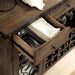 PAULINA Rustic Walnut Dining Table - Inland Furniture (San Bernardino, CA)
