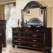 Syracuse Dark Walnut Dresser - Inland Furniture (San Bernardino, CA)