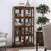 Vilas Oak Curio Cabinet - Inland Furniture (San Bernardino, CA)