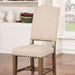 Julia Light Oak/Ivory Side Chair (2/CTN) - Inland Furniture (San Bernardino, CA)