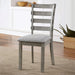 LAQUILA Side Chair (2/CTN), Gray - Inland Furniture (San Bernardino, CA)