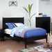 LENNART II Black & White Cal.King, E.King, Full, Queen, Twin Bed - Inland Furniture (San Bernardino, CA)