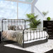 RIANA Antique Black Metal E.King, Full, Queen, & Twin Bed - Inland Furniture (San Bernardino, CA)