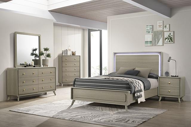 Rainier Queen Bedroom Set Gray - Inland Furniture (San Bernardino, CA)