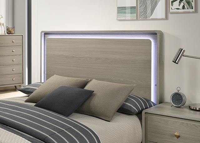 Rainier Queen Bedroom Set Gray - Inland Furniture (San Bernardino, CA)