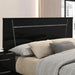 Magdeburg Bed Black & White - Inland Furniture (San Bernardino, CA)