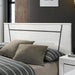 Magdeburg Bed Black & White - Inland Furniture (San Bernardino, CA)